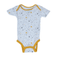 KOALA BABY Baby Boy 12-18 Month / White KOALA BABY - MultiColor Stars Printed Design Baby BodySuit