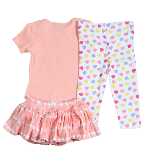 KOALA BABY Baby Girl 9-12 Month / Multi-Color KOALA BABY - Baby - "You Are My Sunshine" Top With Skirt And Legging