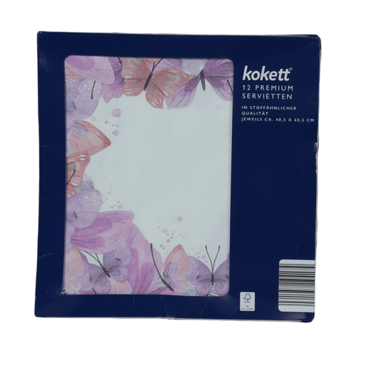 KOKETT Home Decoration & Accessories White KOKETT - Flower Design Napkins