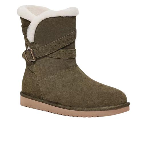 KOOLABURRA BY UGG Womens Shoes 38 / Green KOOLABURRA BY UGG -  Delene Buckled Booties