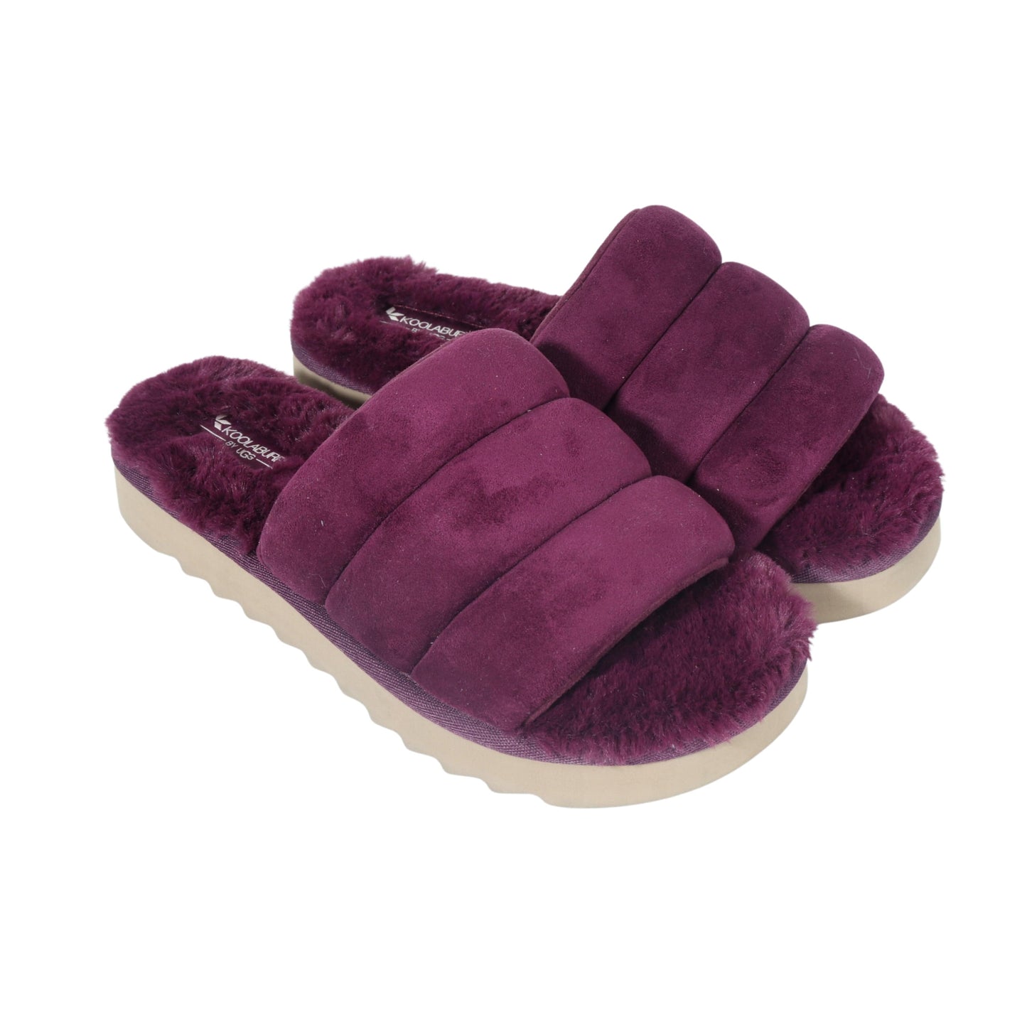 KOOLABURRA BY UGG Womens Shoes 38 / Dark Purple KOOLABURRA BY UGG - PomPom Slipper