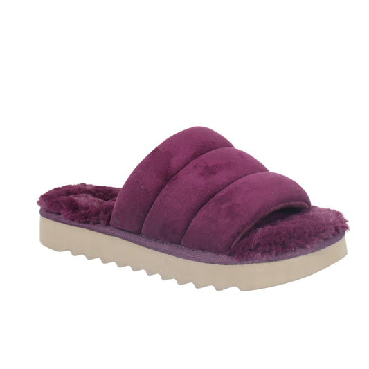 KOOLABURRA BY UGG Womens Shoes 38 / Dark Purple KOOLABURRA BY UGG - PomPom Slipper