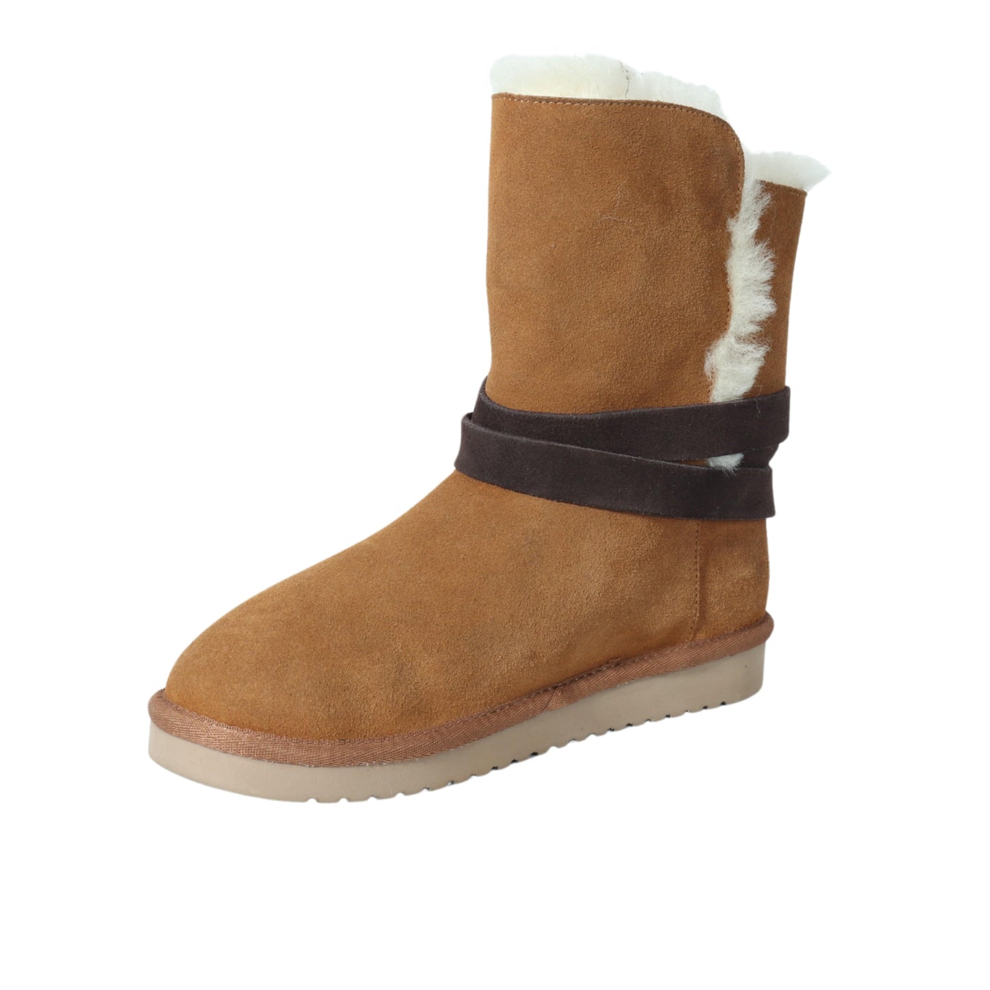 KOOLABURRA BY UGG Womens Shoes 38 / Brown KOOLABURRA BY UGG - Suede strap boots