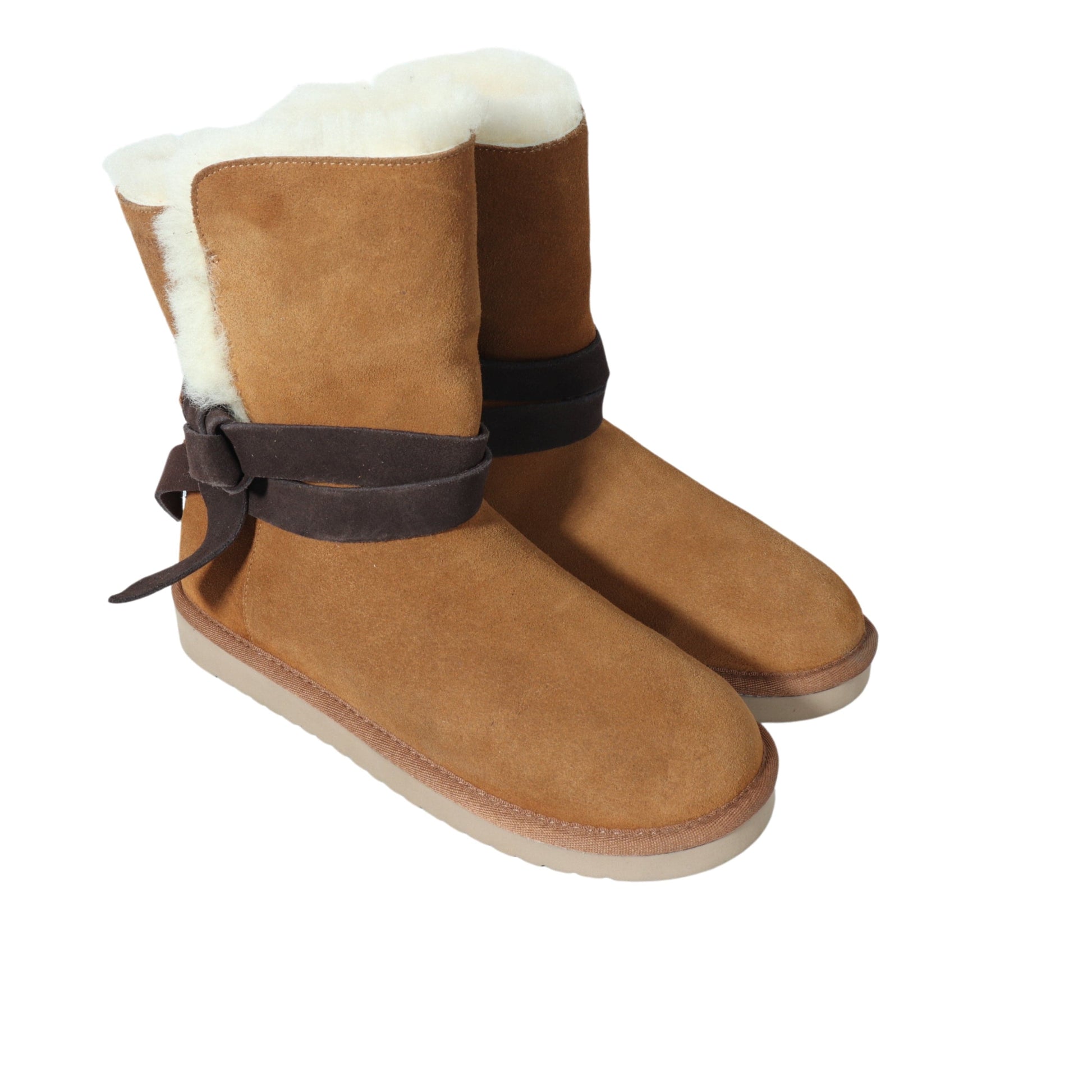 KOOLABURRA BY UGG Womens Shoes 38 / Brown KOOLABURRA BY UGG - Suede strap boots