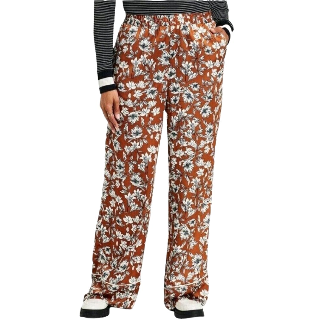 LA LIGNE Womens Bottoms S / Multi-Color LA LIGNE - Floral Wide Leg Trousers