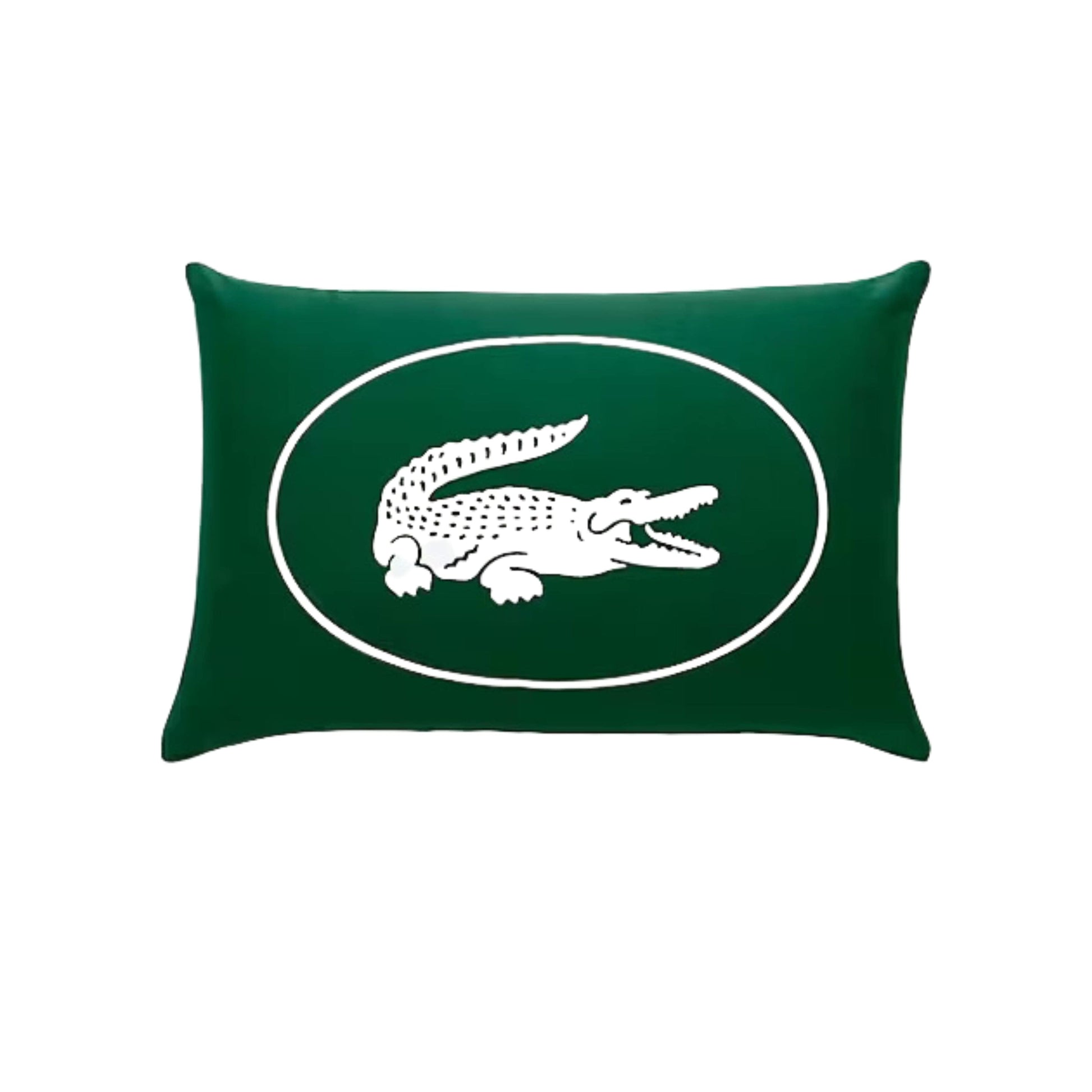 LACOSTE Pillows Green LACOSTE - Front Brand Printed Decorative Pillow