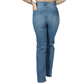 LADIGO REIN Womens Bottoms L / Blue LADIGO REIN - Stretch Flare Denim