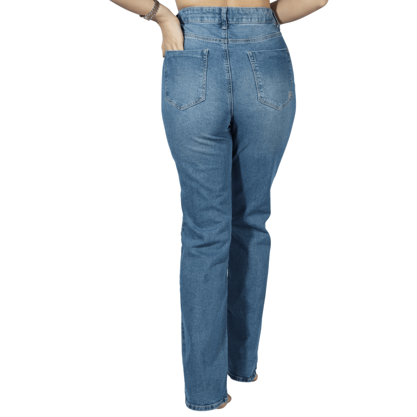 LADIGO REIN Womens Bottoms L / Blue LADIGO REIN - Stretch Flare Denim