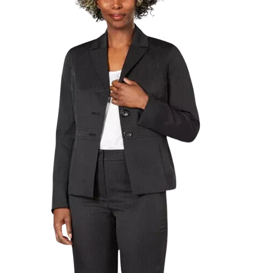 LE SUIT Women Sets M / Black LE SUIT - 2PC Pinstripe Blazer