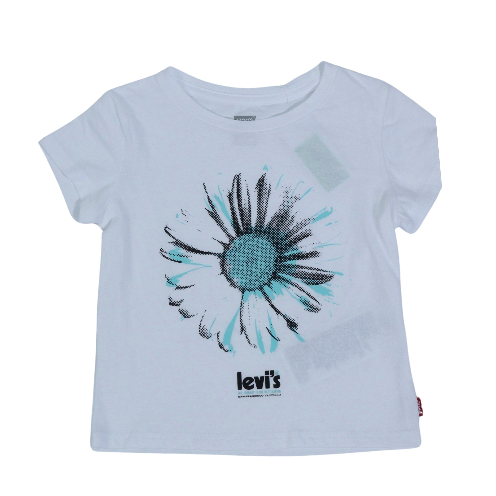 LEVI'S Girls Tops XS / White LEVI'S - KIDS - Short Sleeve T-Shirt