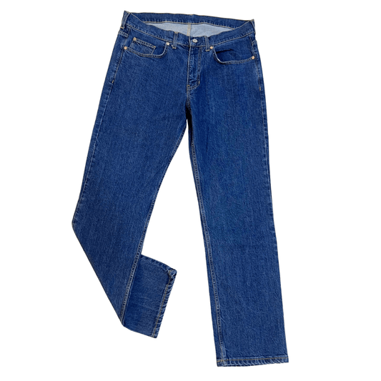 LEVI'S Mens Bottoms 33W x 32L / Blue LEVI'S - Med Waist Denim