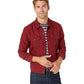 LEVI'S Mens Jackets XL / Burgundy LEVI'S - Button Down Denim Jacket