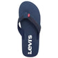 LEVI'S Mens Shoes 42 / Navy LEVI'S -  Wordmark Slip-on Thong Slipper