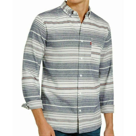 LEVI'S Mens Tops XXL / Multi-Color LEVI'S - Avalon Striped Flannel Shirt
