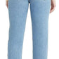 LEVI'S Womens Bottoms LEVI'S -  501 Crop Blue Pants 29-Regular