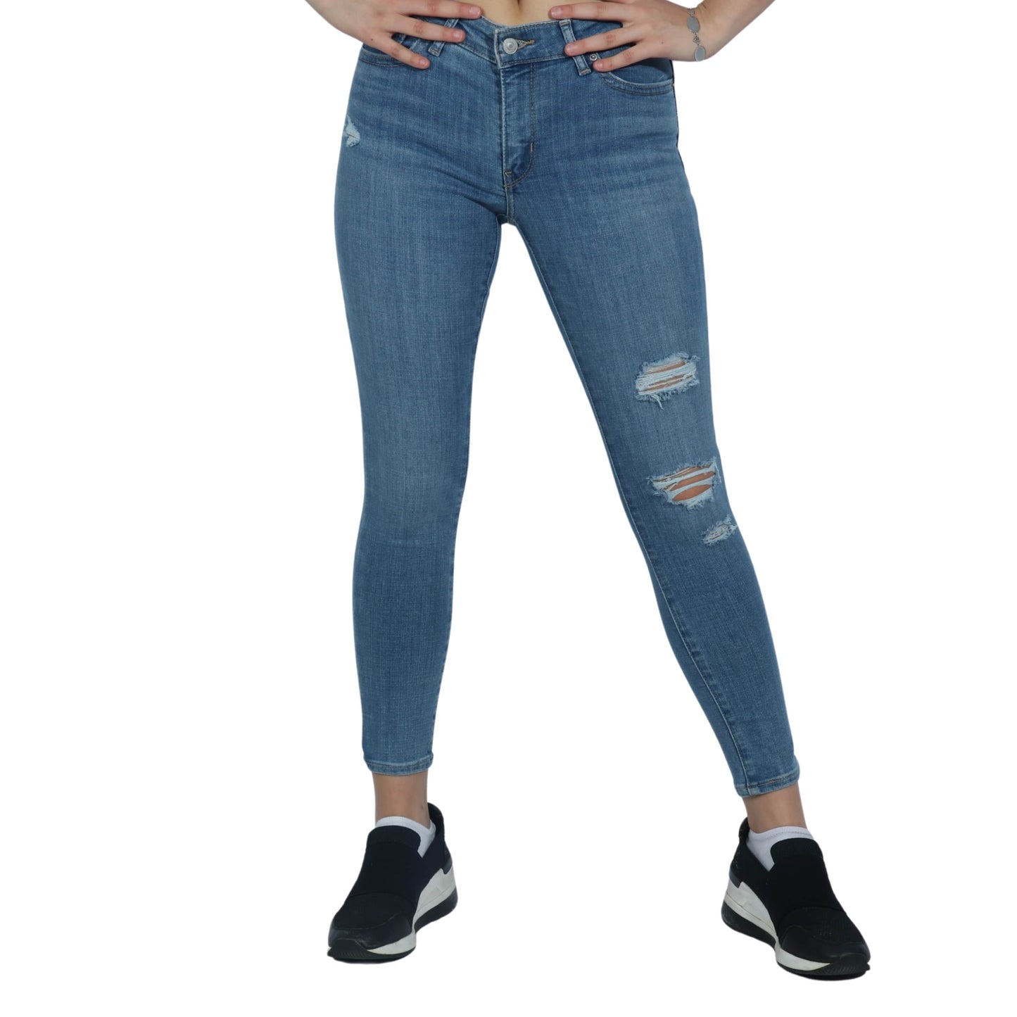 LEVI'S Womens Bottoms XS / Blue LEVI'S - 711 Skinny Jeans