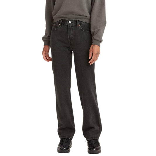 LEVI'S Womens Bottoms L / Black LEVI'S - Low Pro straight leg denim