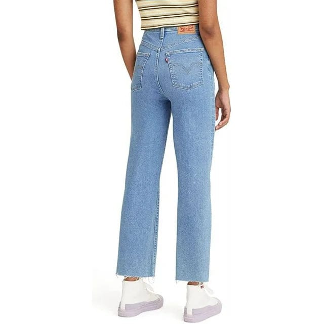 LEVI'S Womens Bottoms XS / Blue LEVI'S - Ribcage Straight Ankle Jeans