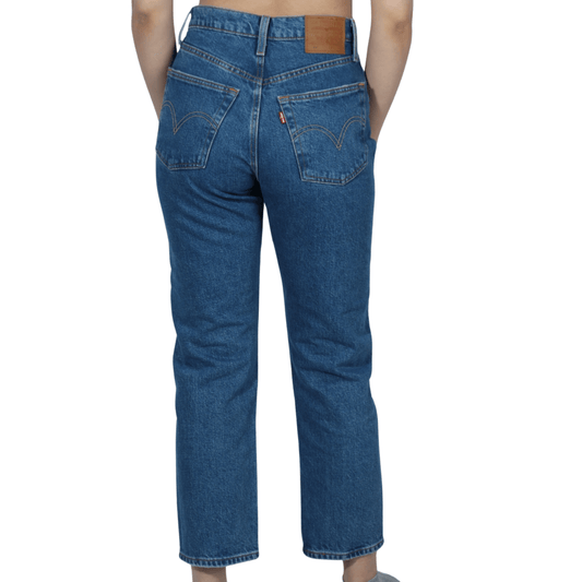 LEVI'S Womens Bottoms LEVI'S - Straight leg ctton simple denim