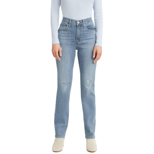 LEVI'S Womens Bottoms S / Blue / 27 LEVI'S - Straight-Leg Jeans
