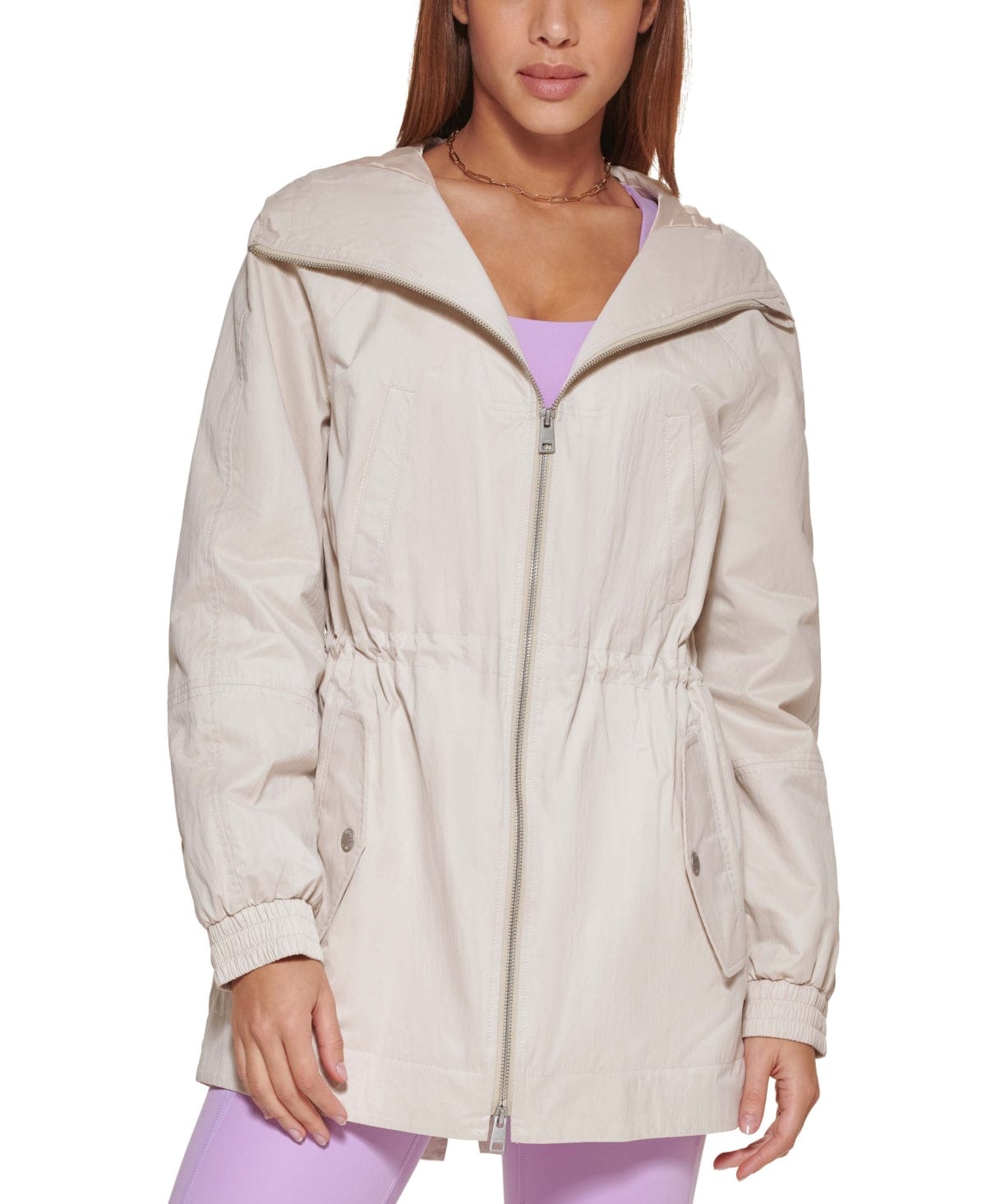 LEVI'S Womens Jackets XS / Beige LEVI'S - Hooded Parka Jacket