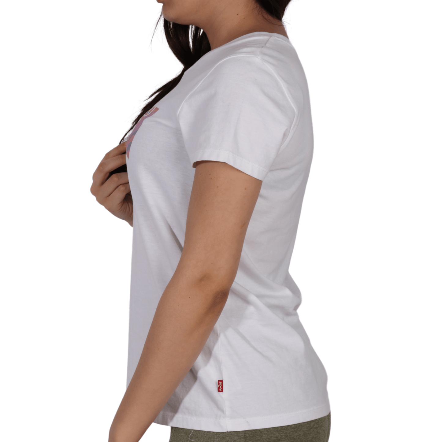 LEVI'S Womens Tops XS / White LEVI'S - Front Print T-Shirt