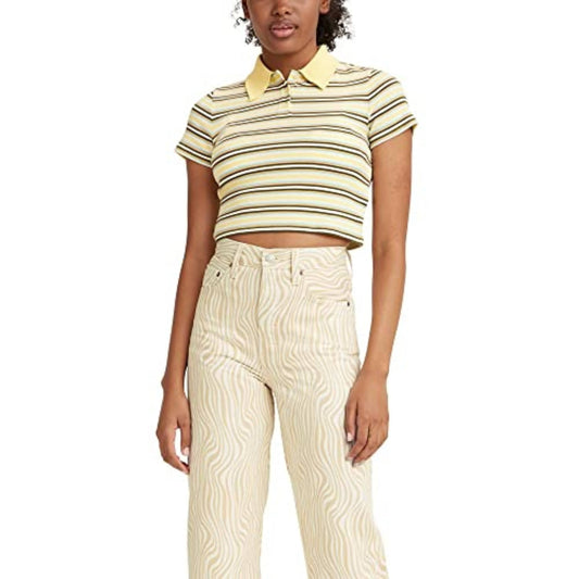 LEVI'S Womens Tops XS / Multi-Color LEVI'S - Jeni Cropped Polo