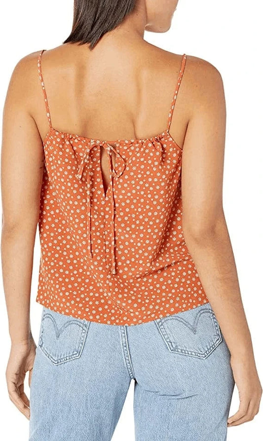 LEVI'S Womens Tops S / Orange LEVI'S - Tie-Back Camisole Top