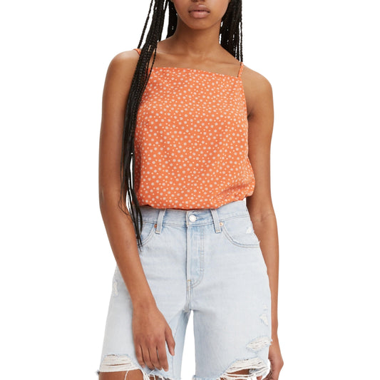 LEVI'S Womens Tops S / Orange LEVI'S - Tie-Back Camisole Top