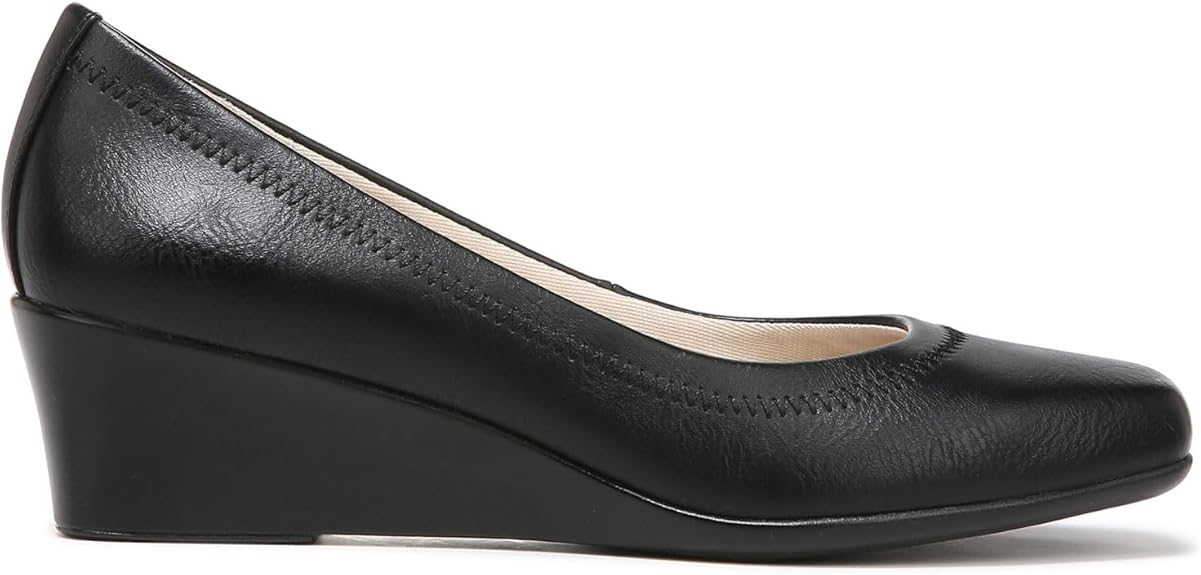 LIFESTRIDE Womens Shoes 35 / Black LIFESTRIDE - Groovy Wedge Slip on Shoes