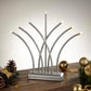 LIGHT ZONE Home Decoration & Accessories Silver LIGHT ZONE - Fan shaped battery light decoration
