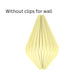 LIGHT ZONE Home Decoration & Accessories Yellow LIGHT ZONE - Paper Hanging triangle