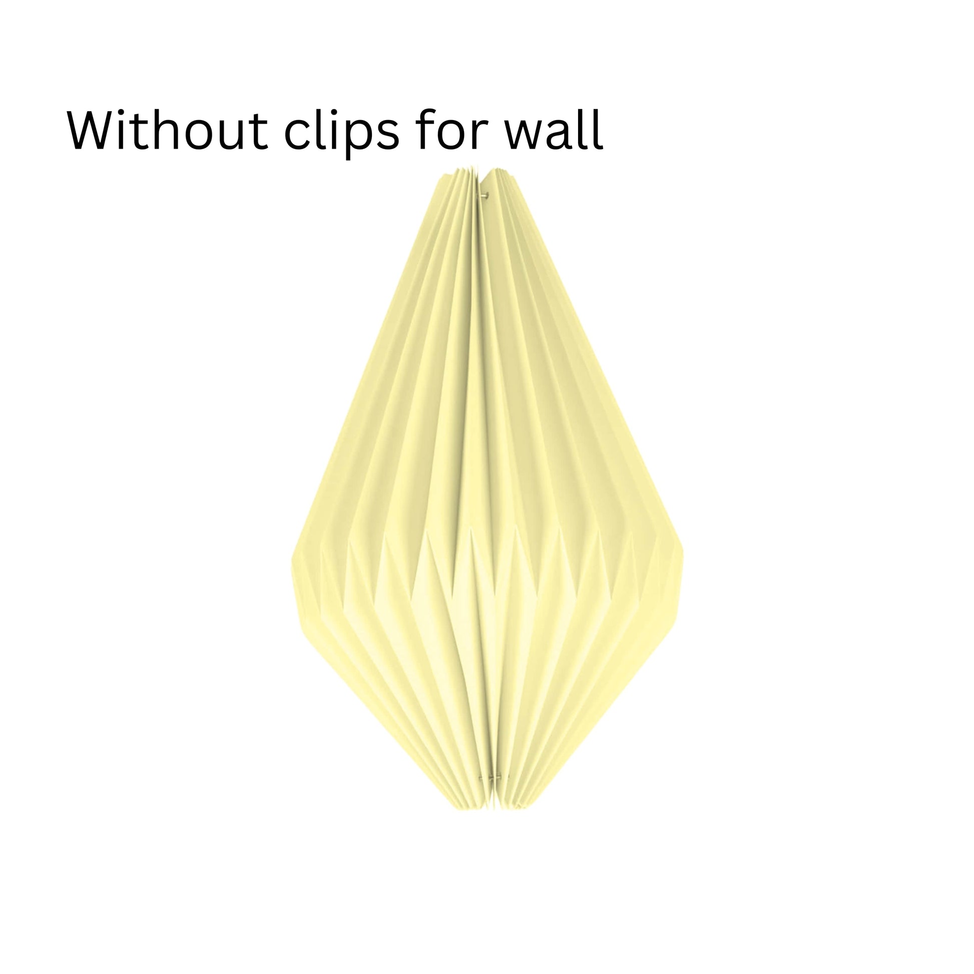 LIGHT ZONE Home Decoration & Accessories Yellow LIGHT ZONE - Paper Hanging triangle