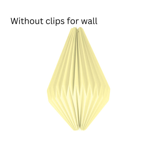 LIGHT ZONE Home Decoration & Accessories Yellow LIGHT ZONE - Paper Hanging triangle