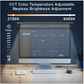 LIGHT ZONE Office Supplies LIGHT ZONE - 3 in 1 Monitor Lamp