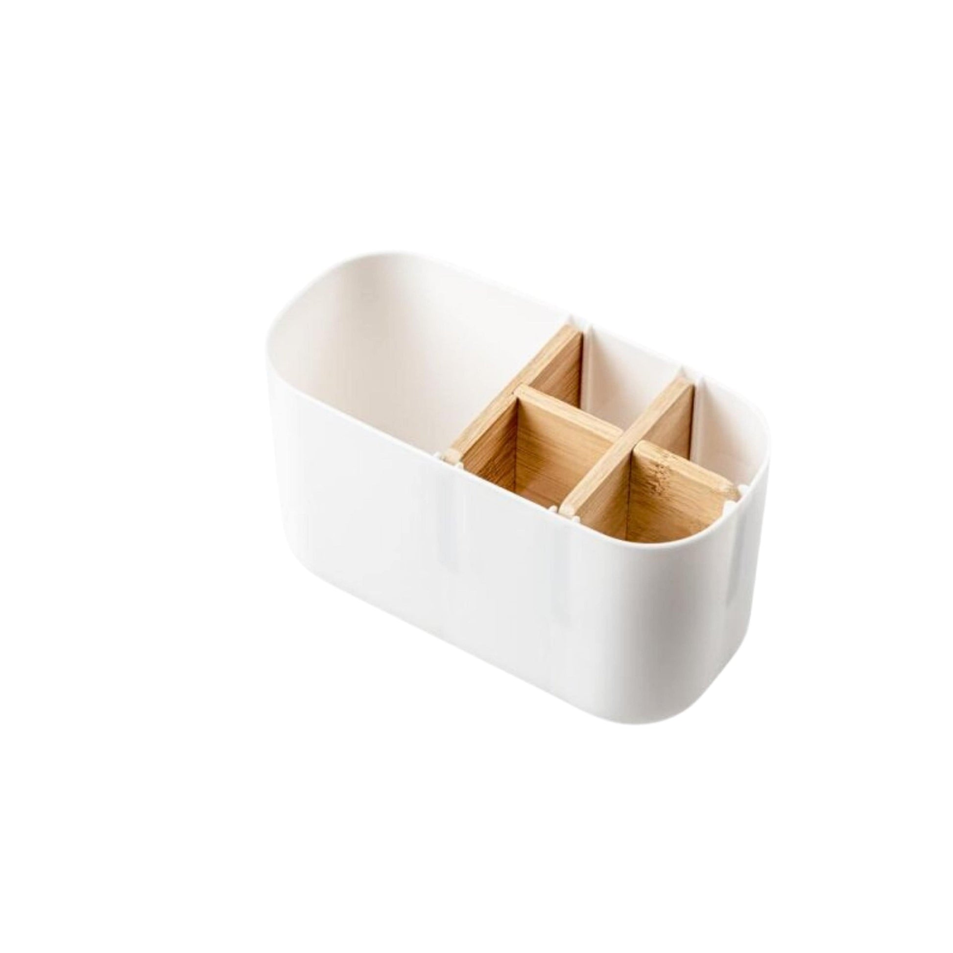 LIVARNO Bath Accessories White LIVARNO - Bathroom bamboo organiser