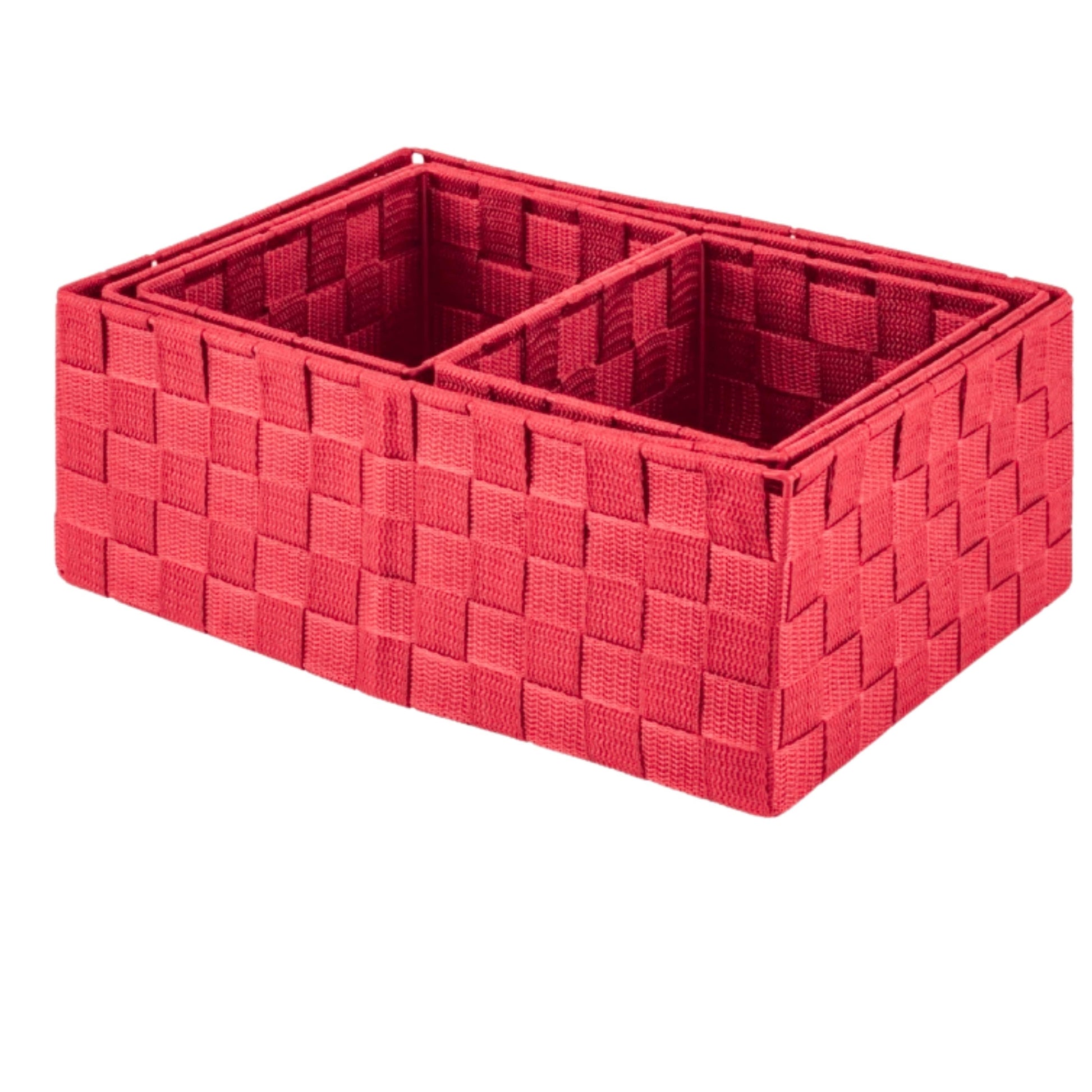 LIVARNO Bath Accessories Pink LIVARNO - Set of 4 Universal Baskets Container Organizer Metal Frame