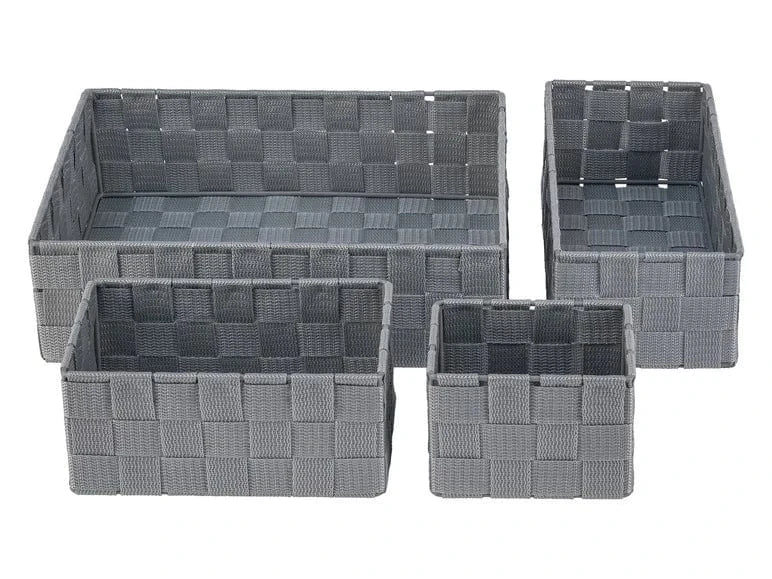 LIVARNO Bath Accessories Grey LIVARNO - Storage Basket Set