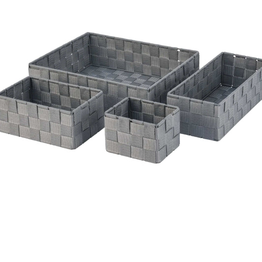 LIVARNO Bath Accessories Grey LIVARNO - Storage Basket Set