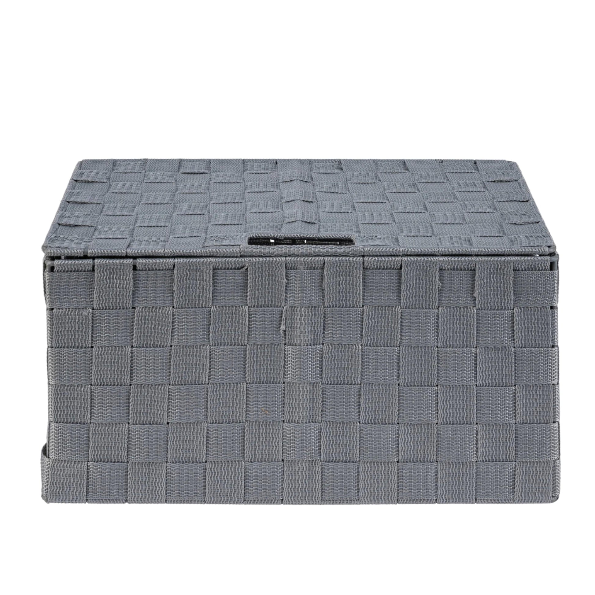 LIVARNO Bath Accessories Grey LIVARNO - Universal Basket with Lid Plastic Gray