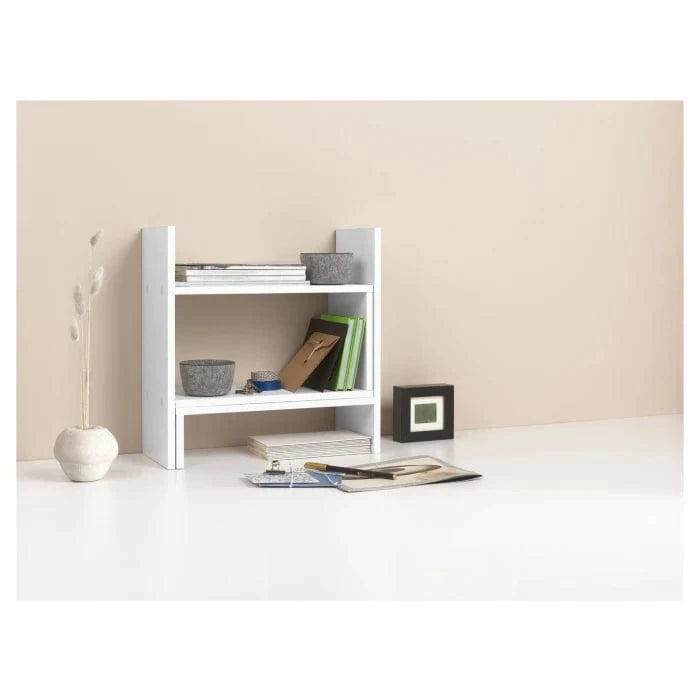 LIVARNO Furniture White LIVARNO - Adjustable desk shelf