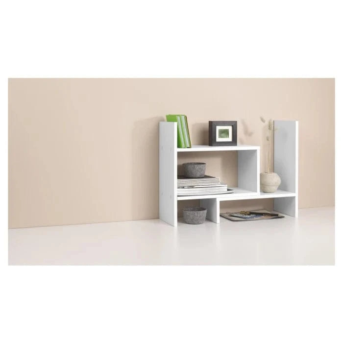 LIVARNO Furniture White LIVARNO - Adjustable desk shelf