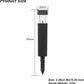 LIVARNO Garden Accessories LIVARNO - LED Solar Lights, 4 pieces