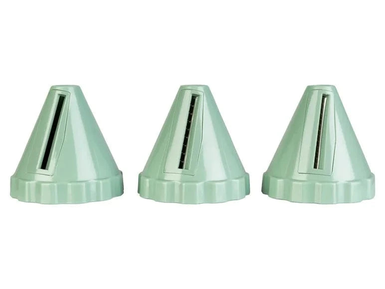 LIVARNO Kitchenware Green LIVARNO - 3 piece Vegetable slicer shredder