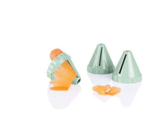LIVARNO Kitchenware Green LIVARNO - 3 piece Vegetable slicer shredder
