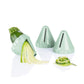 LIVARNO Kitchenware Green LIVARNO - 3 piece Vegetable slicer shredder