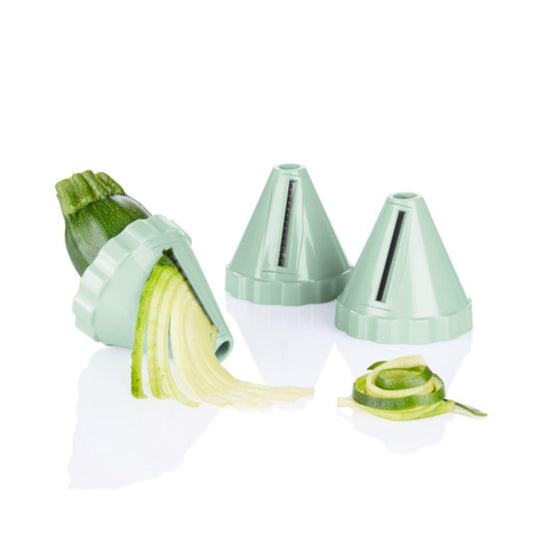 LIVARNO Kitchenware Green LIVARNO - 3 piece Vegetable slicer shredder