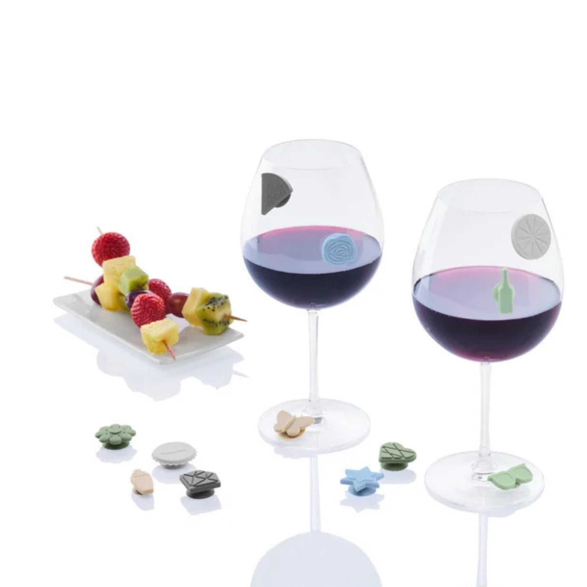 LIVARNO Kitchenware Multi-Color LIVARNO - Silicone glass marking stickers