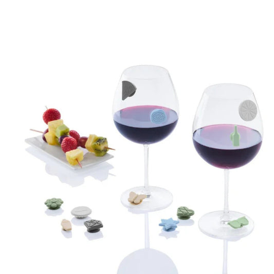 LIVARNO Kitchenware Multi-Color LIVARNO - Silicone glass marking stickers