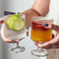 LIVARNO Kitchenware 450 ml LIVARNO - Textured  Set 0f Glass